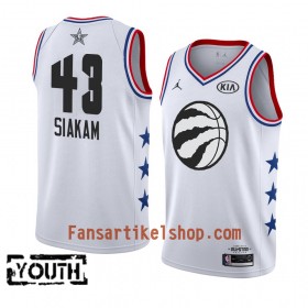 Toronto Raptors Trikot Pascal Siakam 43 2019 All-Star Jordan Brand Weiß Swingman - Kinder